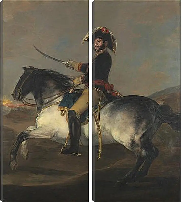 Модульная картина - General Jose de Palafox on Horseback. Франсиско Гойя