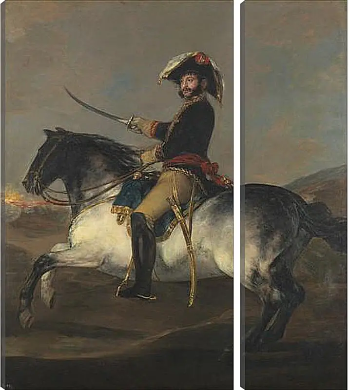 Модульная картина - General Jose de Palafox on Horseback. Франсиско Гойя