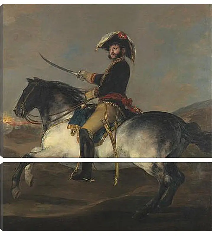 Модульная картина - General Jose de Palafox on Horseback. Франсиско Гойя