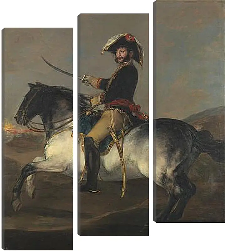 Модульная картина - General Jose de Palafox on Horseback. Франсиско Гойя