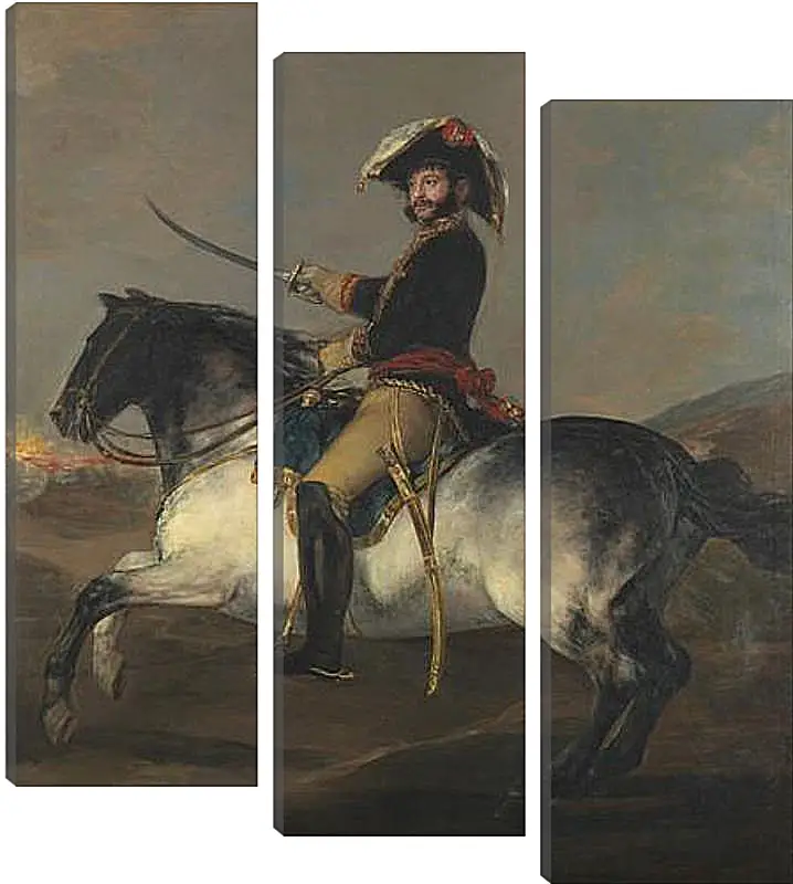 Модульная картина - General Jose de Palafox on Horseback. Франсиско Гойя