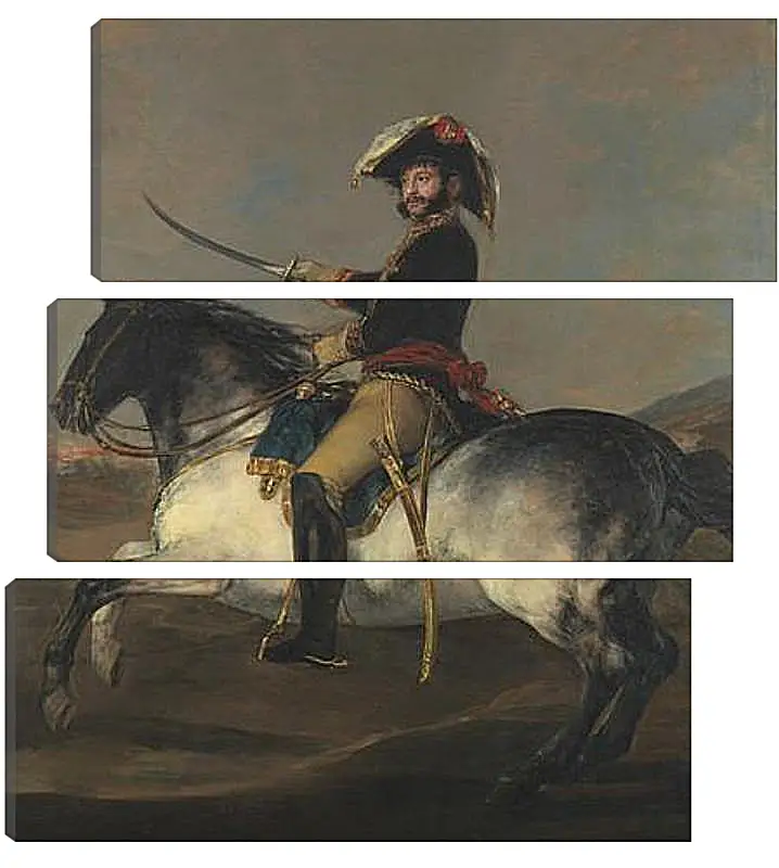 Модульная картина - General Jose de Palafox on Horseback. Франсиско Гойя