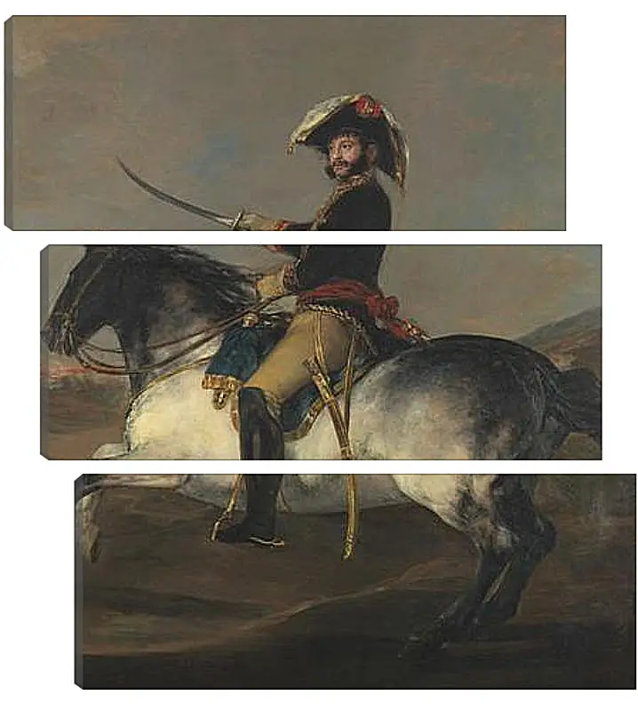 Модульная картина - General Jose de Palafox on Horseback. Франсиско Гойя