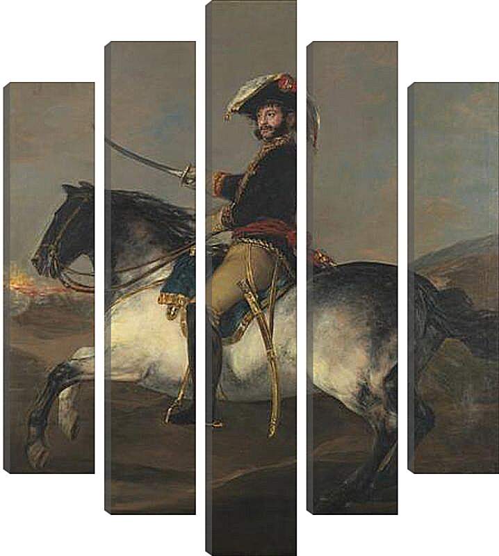 Модульная картина - General Jose de Palafox on Horseback. Франсиско Гойя