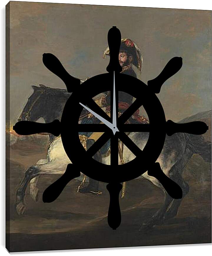 Часы картина - General Jose de Palafox on Horseback. Франсиско Гойя