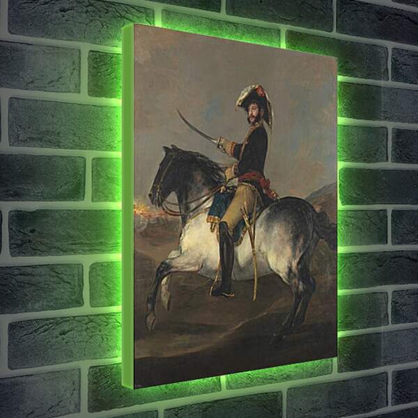 Лайтбокс световая панель - General Jose de Palafox on Horseback. Франсиско Гойя