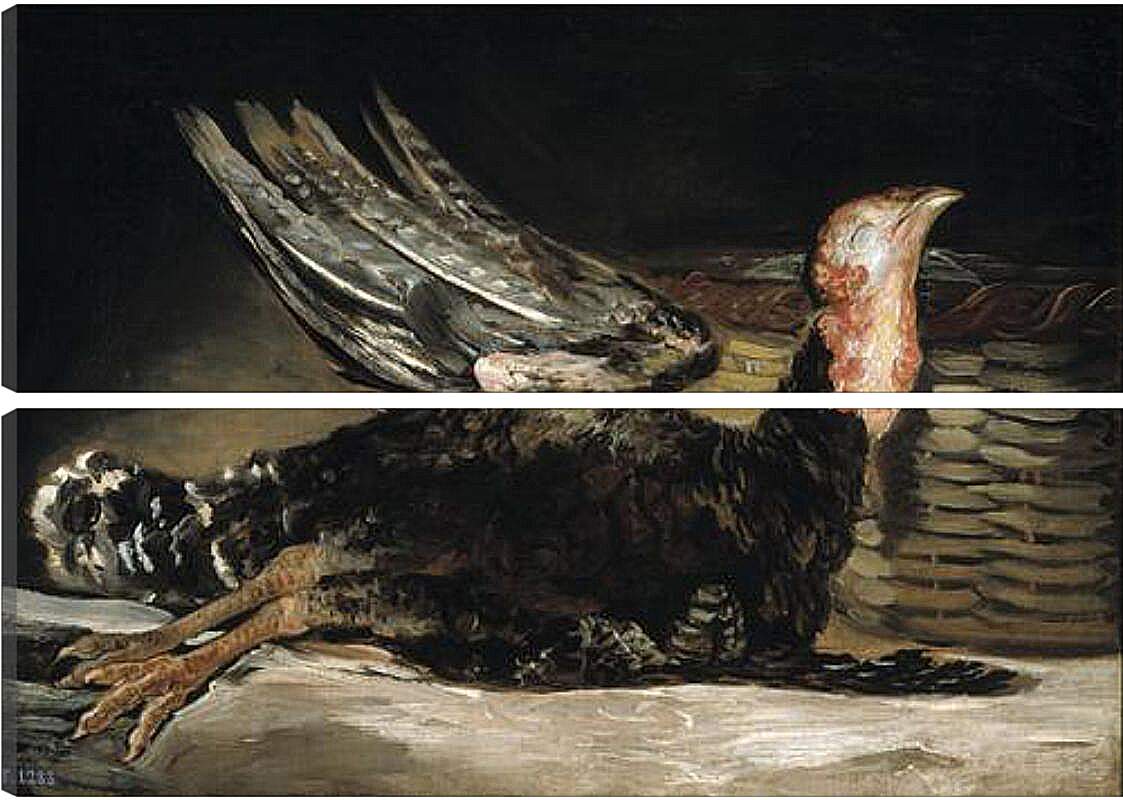 Модульная картина - A Dead Turkey. Франсиско Гойя