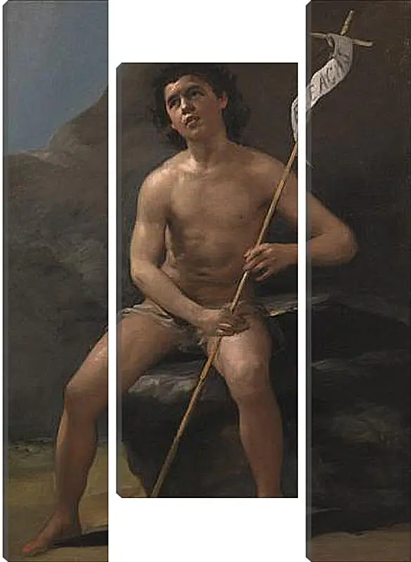 Модульная картина - Saint John the Baptist as a Child in the Desert. Франсиско Гойя