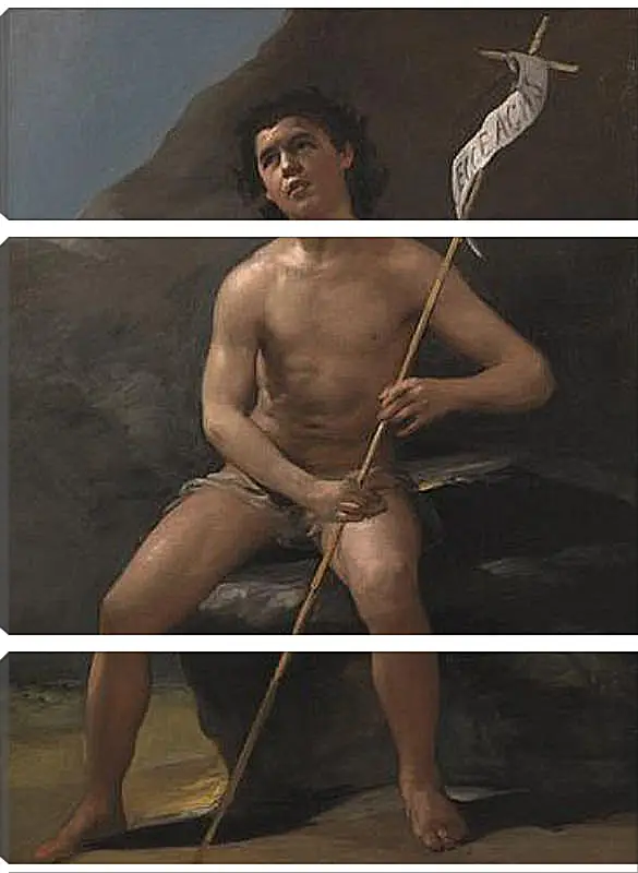 Модульная картина - Saint John the Baptist as a Child in the Desert. Франсиско Гойя