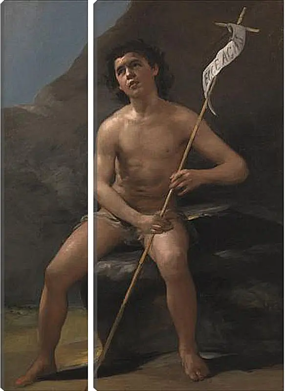 Модульная картина - Saint John the Baptist as a Child in the Desert. Франсиско Гойя