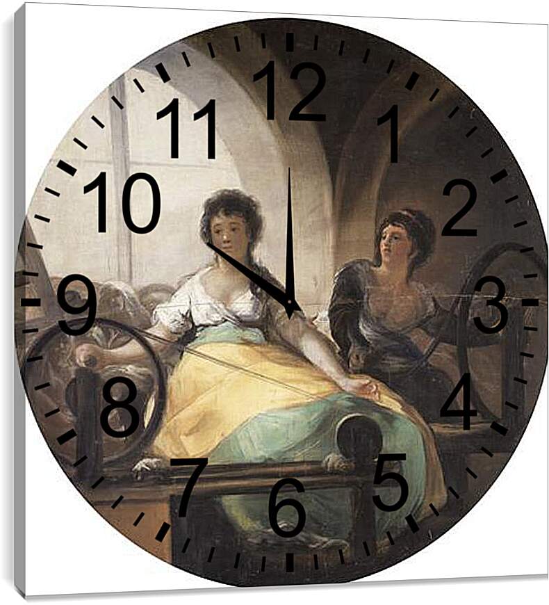 Часы картина - Industry. Франсиско Гойя