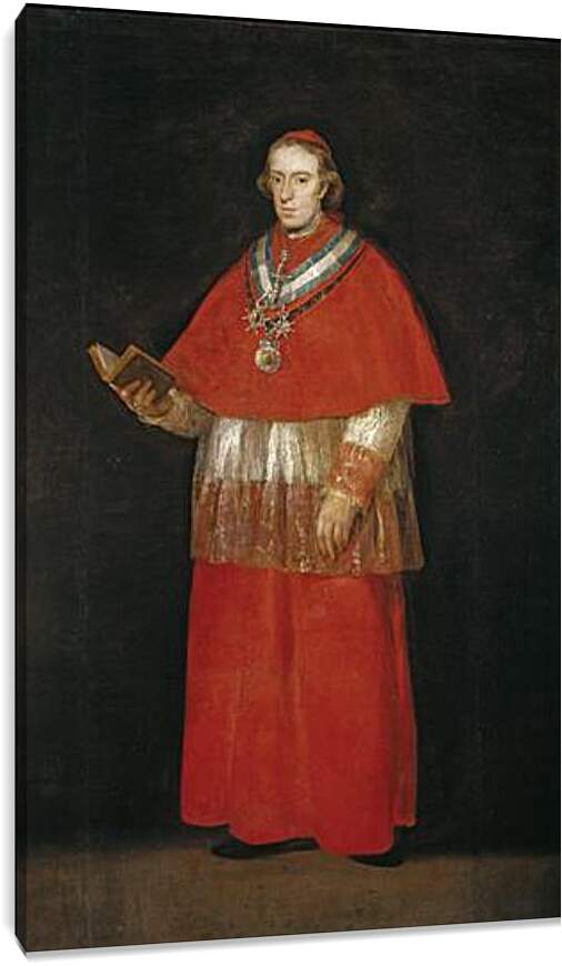 Постер и плакат - Cardinal Luis Maria de Bourbon e Vallabriga. Франсиско Гойя