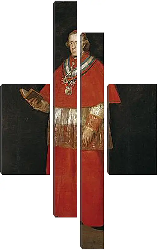 Модульная картина - Cardinal Luis Maria de Bourbon e Vallabriga. Франсиско Гойя