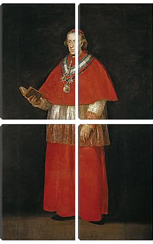 Модульная картина - Cardinal Luis Maria de Bourbon e Vallabriga. Франсиско Гойя