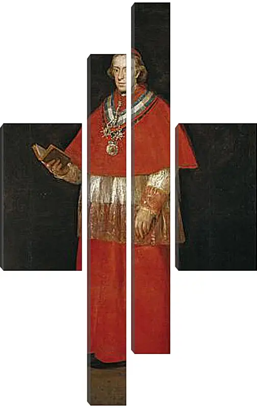 Модульная картина - Cardinal Luis Maria de Bourbon e Vallabriga. Франсиско Гойя