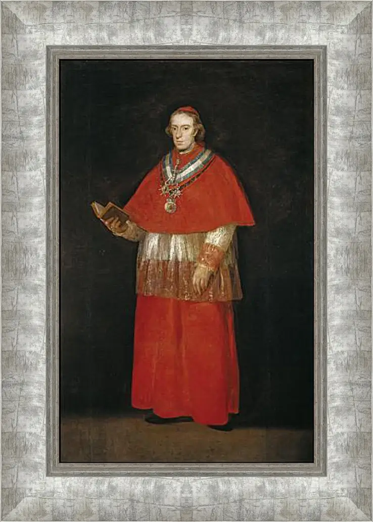 Картина в раме - Cardinal Luis Maria de Bourbon e Vallabriga. Франсиско Гойя