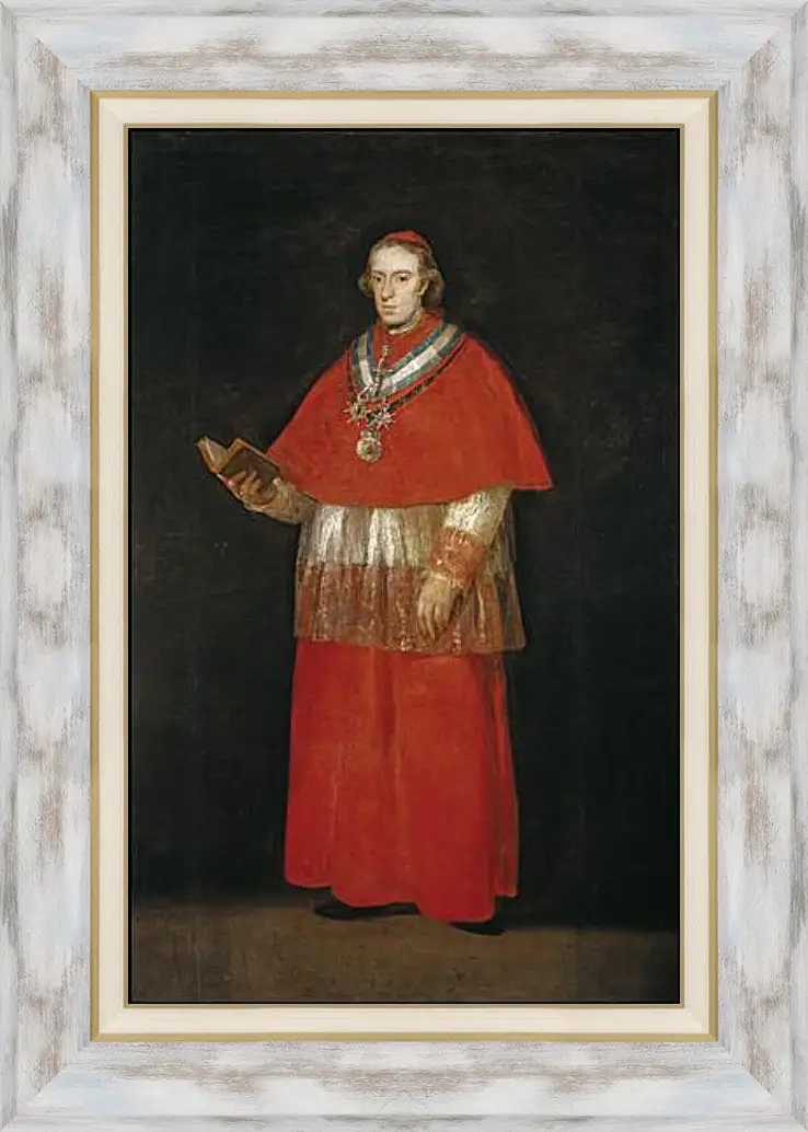 Картина в раме - Cardinal Luis Maria de Bourbon e Vallabriga. Франсиско Гойя