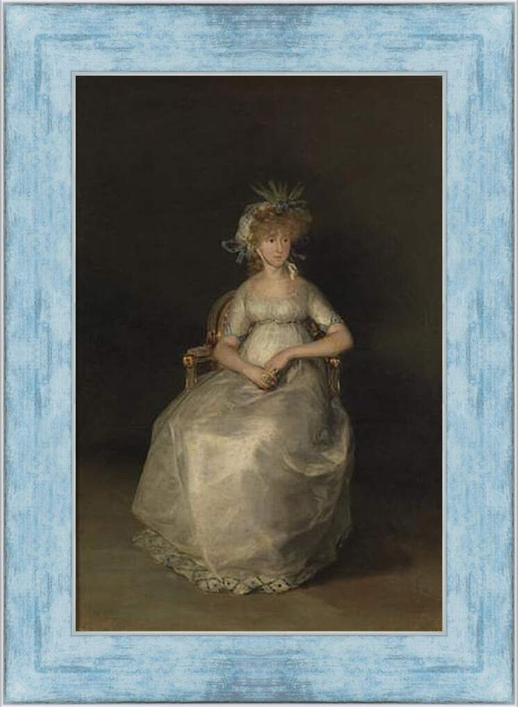 Картина в раме - The Countess of Chinchon. Франсиско Гойя