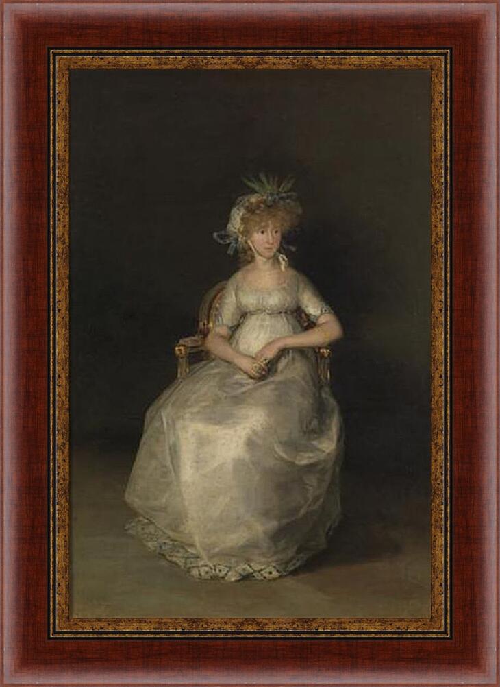 Картина в раме - The Countess of Chinchon. Франсиско Гойя