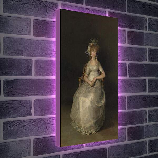 Лайтбокс световая панель - The Countess of Chinchon. Франсиско Гойя