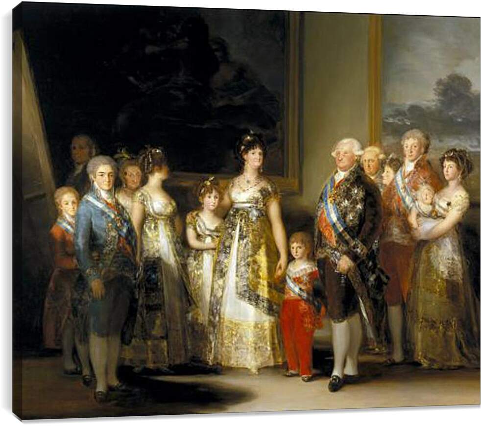 Постер и плакат - The Family of Carlos IV. Франсиско Гойя