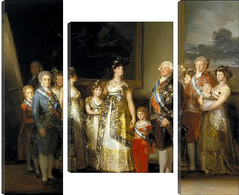 Модульная картина - The Family of Carlos IV. Франсиско Гойя