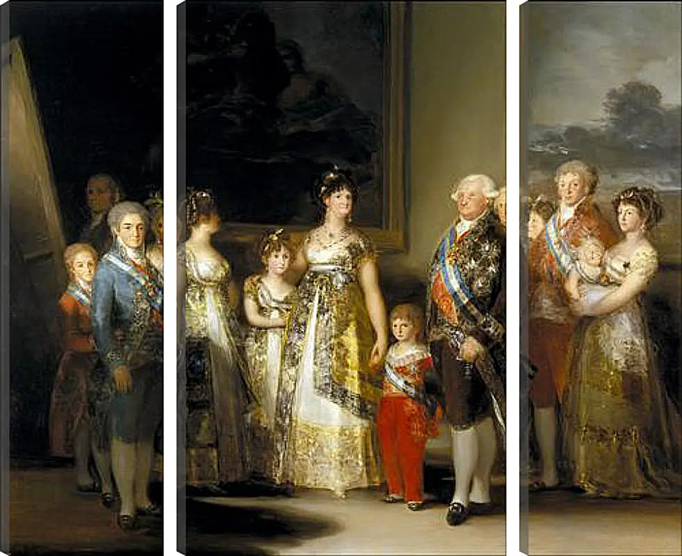 Модульная картина - The Family of Carlos IV. Франсиско Гойя