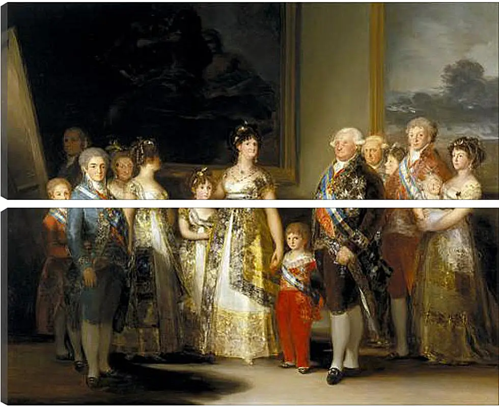 Модульная картина - The Family of Carlos IV. Франсиско Гойя