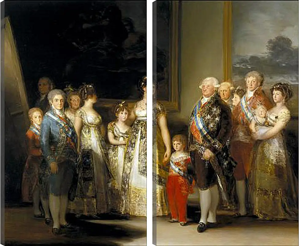 Модульная картина - The Family of Carlos IV. Франсиско Гойя