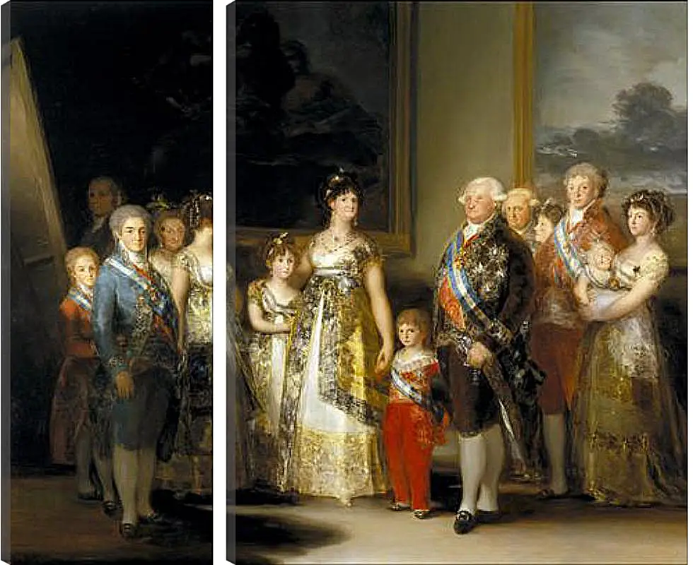 Модульная картина - The Family of Carlos IV. Франсиско Гойя