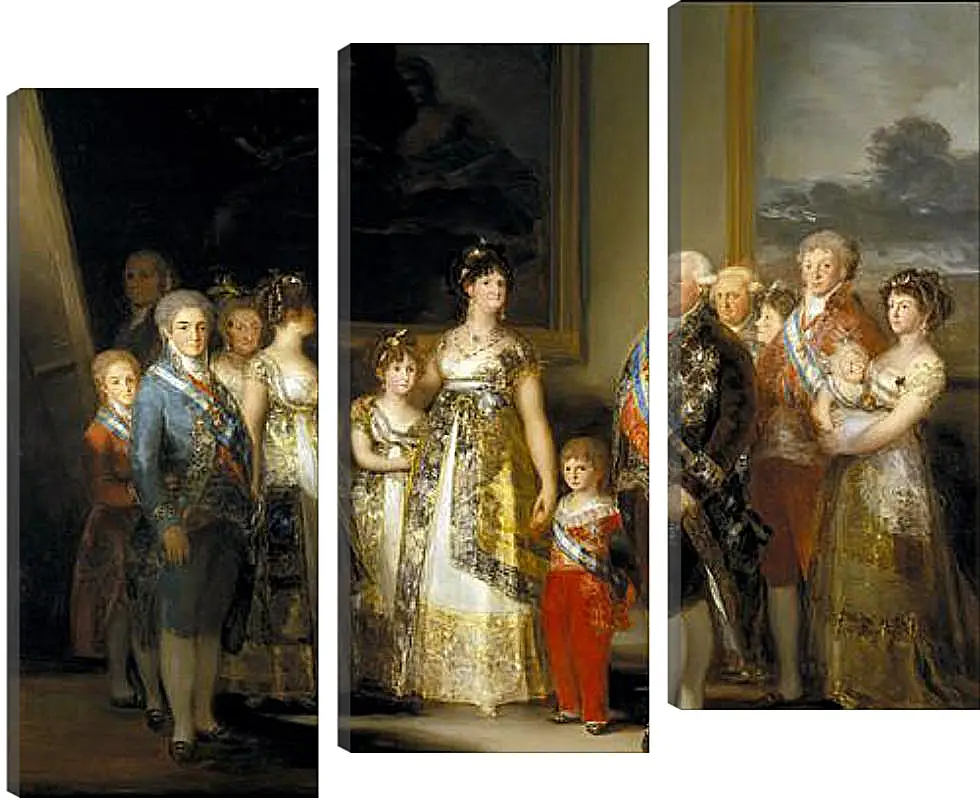 Модульная картина - The Family of Carlos IV. Франсиско Гойя