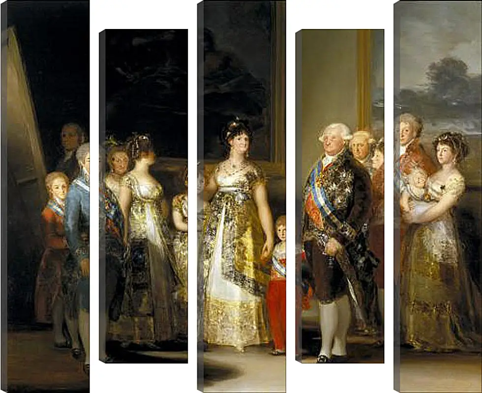 Модульная картина - The Family of Carlos IV. Франсиско Гойя
