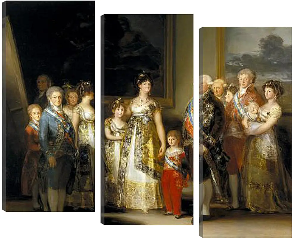 Модульная картина - The Family of Carlos IV. Франсиско Гойя