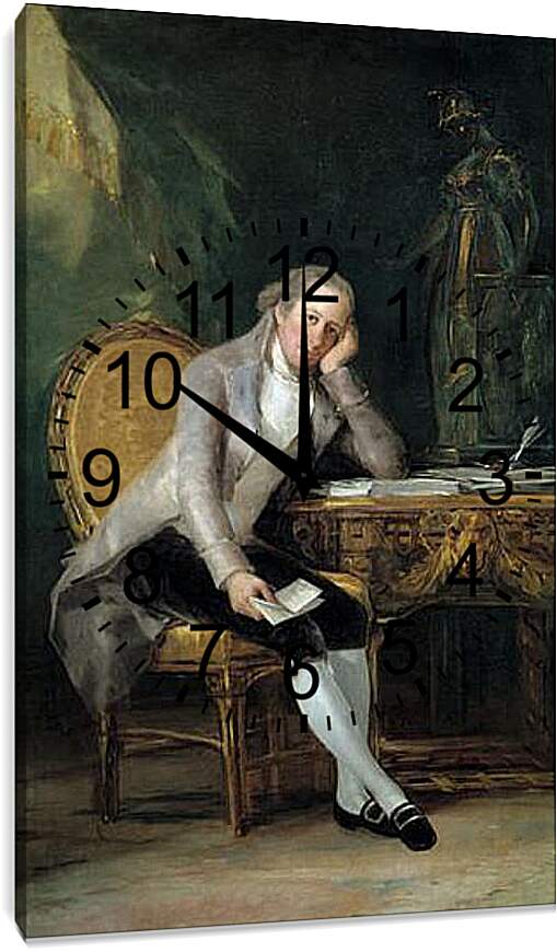 Часы картина - Gaspar Melchor de Jovellanos. Франсиско Гойя