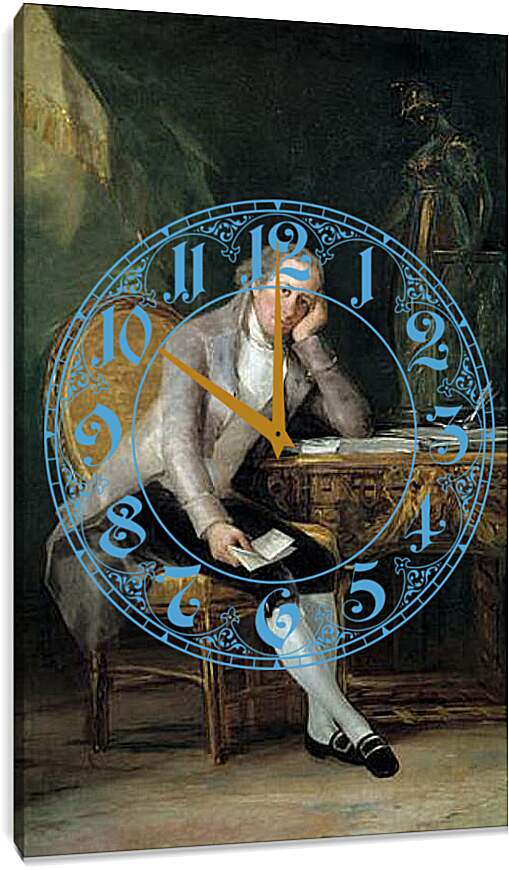 Часы картина - Gaspar Melchor de Jovellanos. Франсиско Гойя
