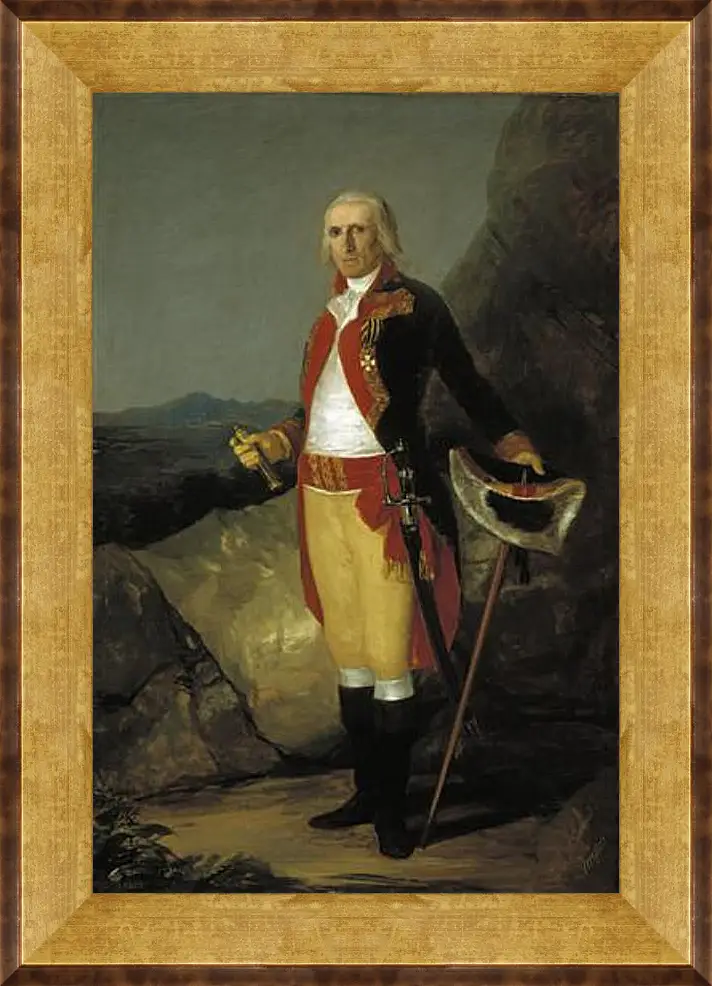 Картина в раме - General Jose de Jovellanos. Франсиско Гойя