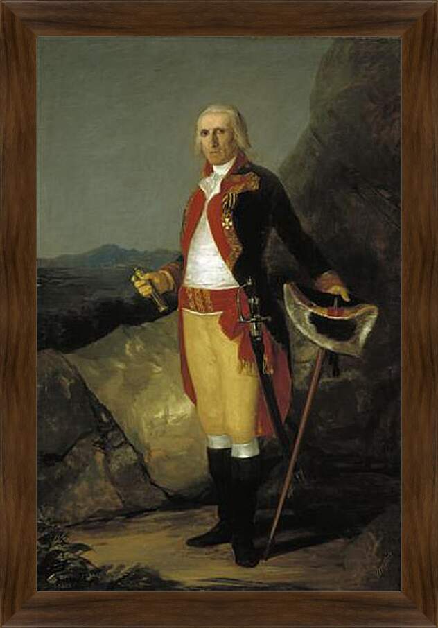 Картина в раме - General Jose de Jovellanos. Франсиско Гойя