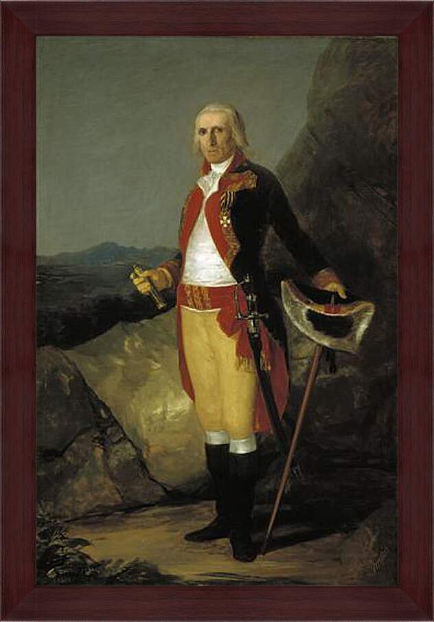 Картина в раме - General Jose de Jovellanos. Франсиско Гойя