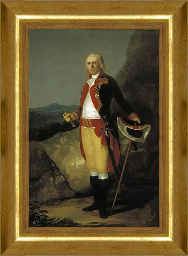 Картина в раме - General Jose de Jovellanos. Франсиско Гойя