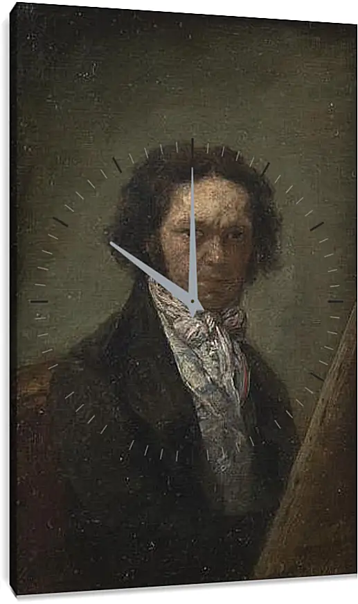 Часы картина - Self-Portrait. Франсиско Гойя