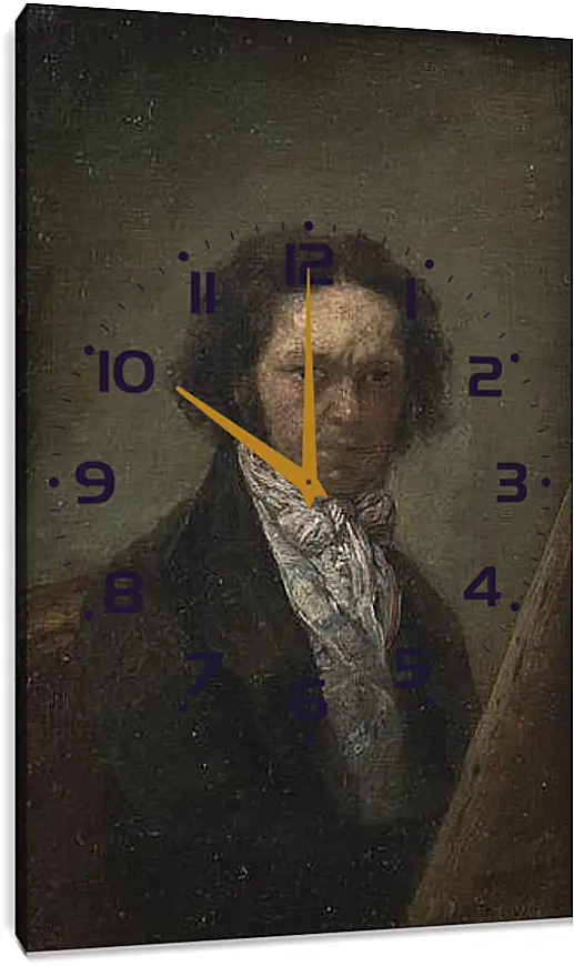 Часы картина - Self-Portrait. Франсиско Гойя