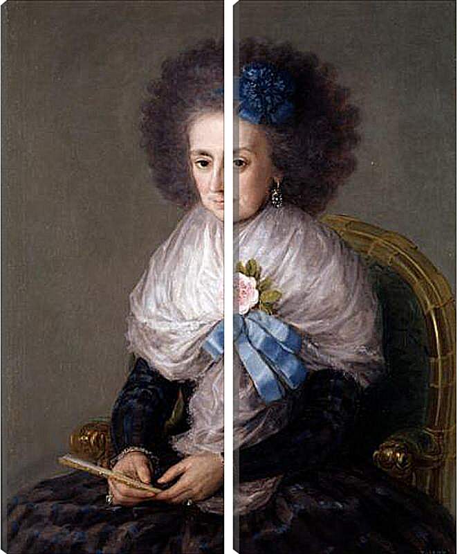 Модульная картина - Maria Antonia Gonzaga. Франсиско Гойя