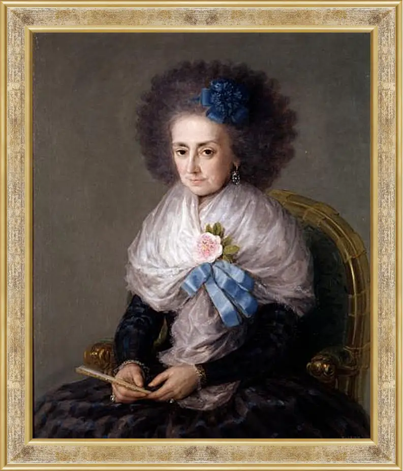 Картина в раме - Maria Antonia Gonzaga. Франсиско Гойя