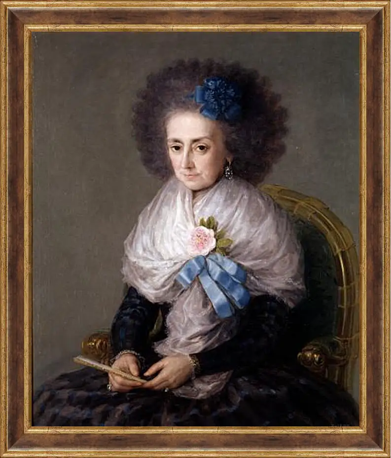 Картина в раме - Maria Antonia Gonzaga. Франсиско Гойя