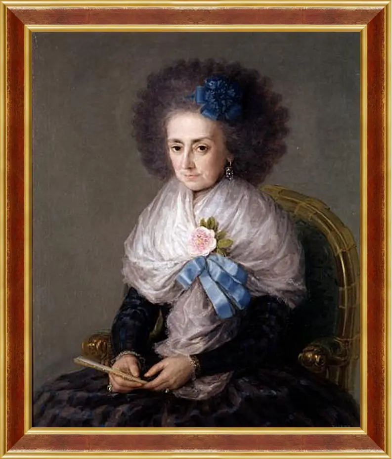 Картина в раме - Maria Antonia Gonzaga. Франсиско Гойя