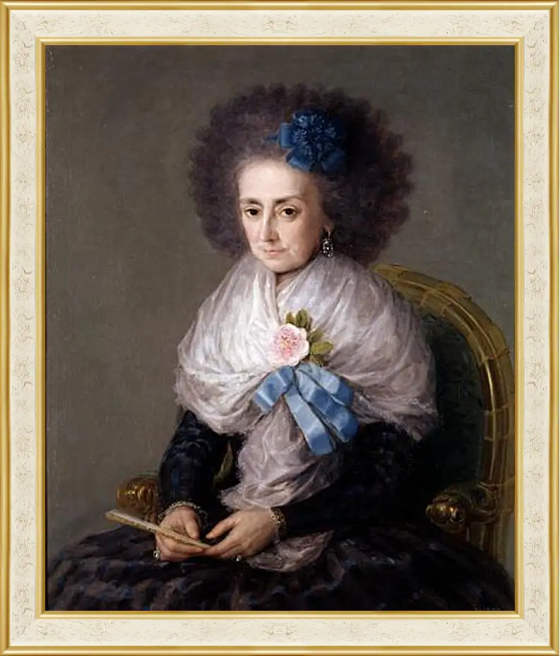 Картина в раме - Maria Antonia Gonzaga. Франсиско Гойя