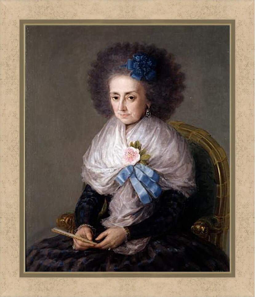 Картина в раме - Maria Antonia Gonzaga. Франсиско Гойя