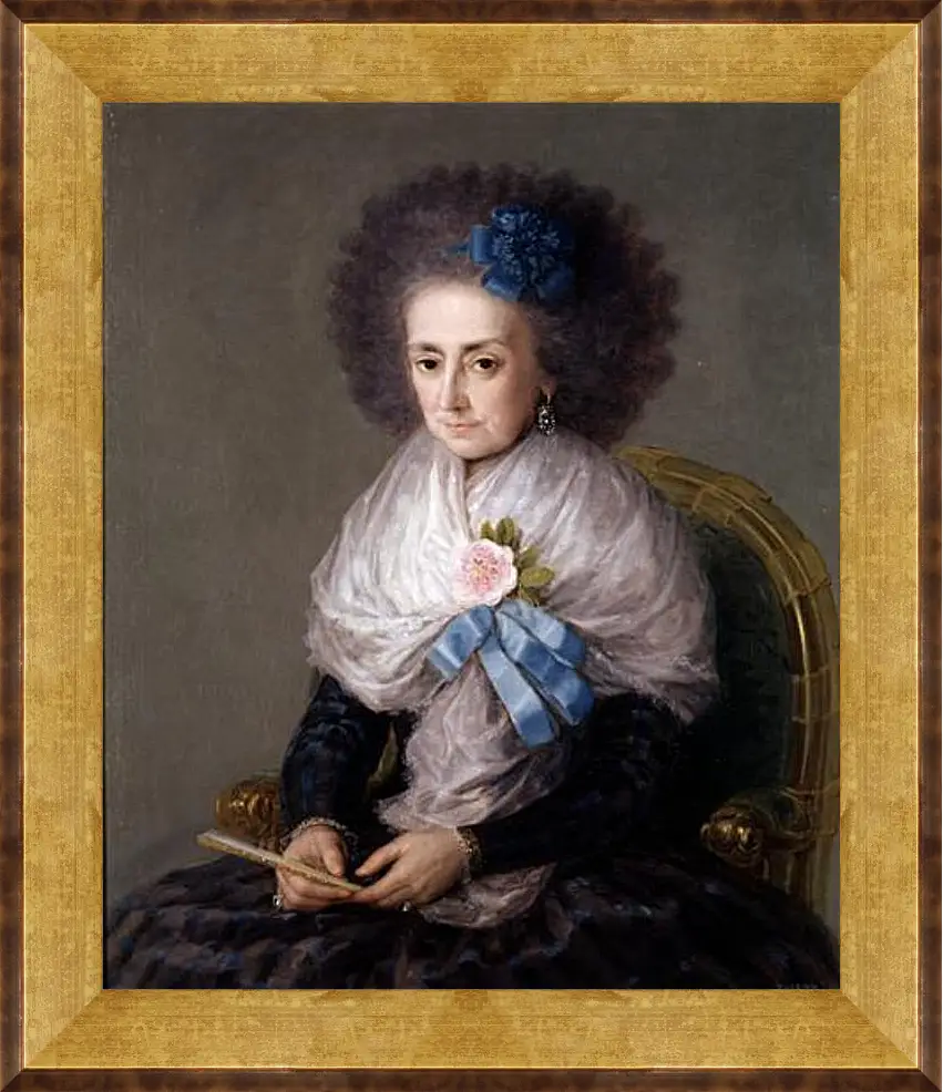 Картина в раме - Maria Antonia Gonzaga. Франсиско Гойя