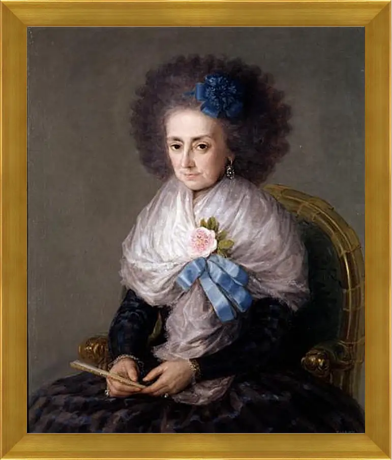 Картина в раме - Maria Antonia Gonzaga. Франсиско Гойя