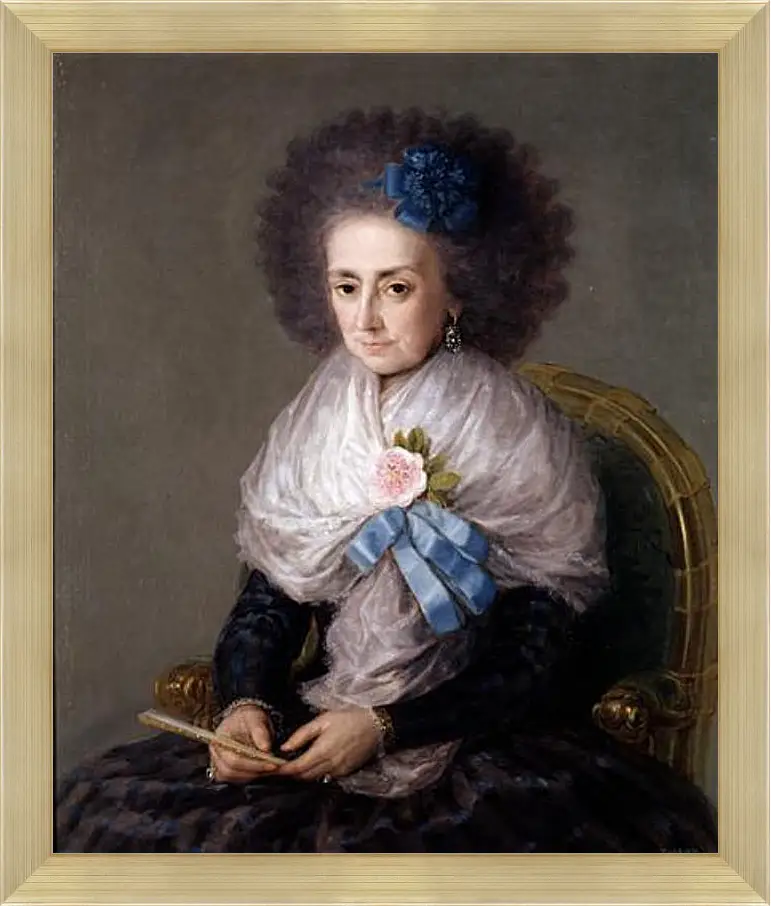 Картина в раме - Maria Antonia Gonzaga. Франсиско Гойя